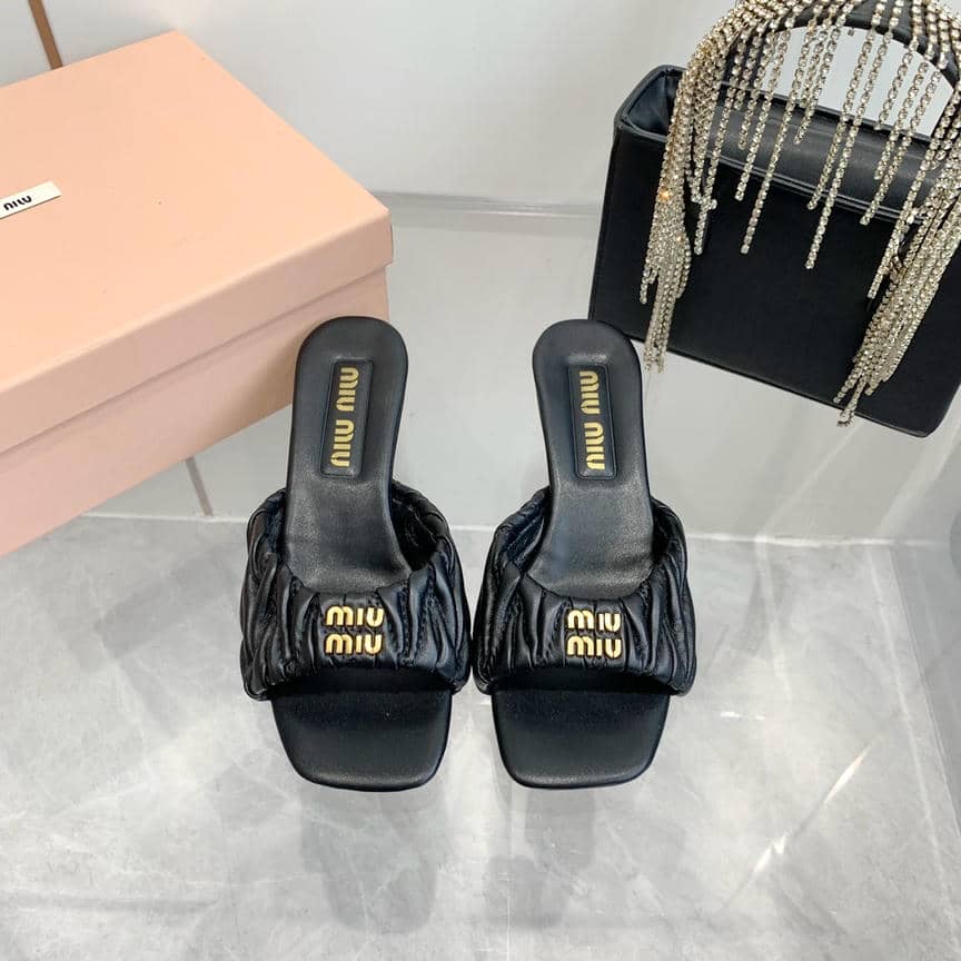 Miu Miu sheepskin slippers & sandals collection 3-3